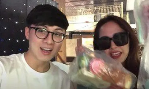 Chàng cua Noway mua bánh trái, tạo bất ngờ sau hậu trường cho nàng cá CARA